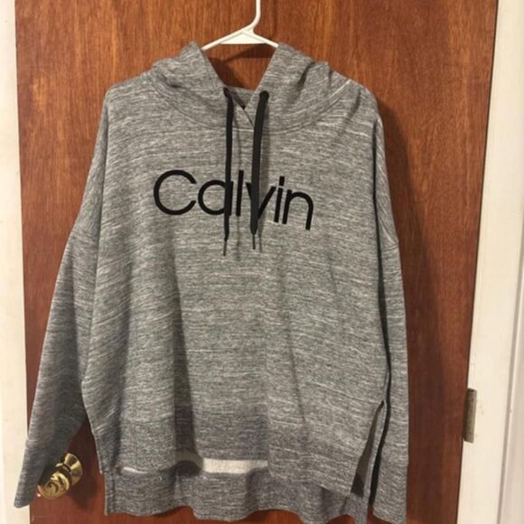 Calvin Klein Tops - Calvin-klein-sportswear Women's Grey Hoodie